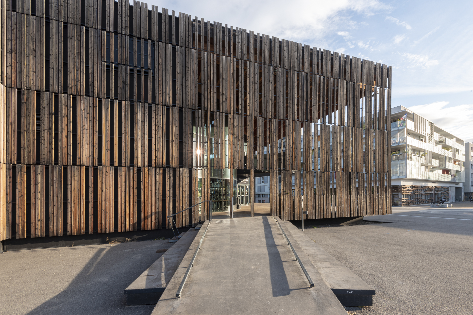 Photographie d'architecture montrant la belle électrique à grenoble