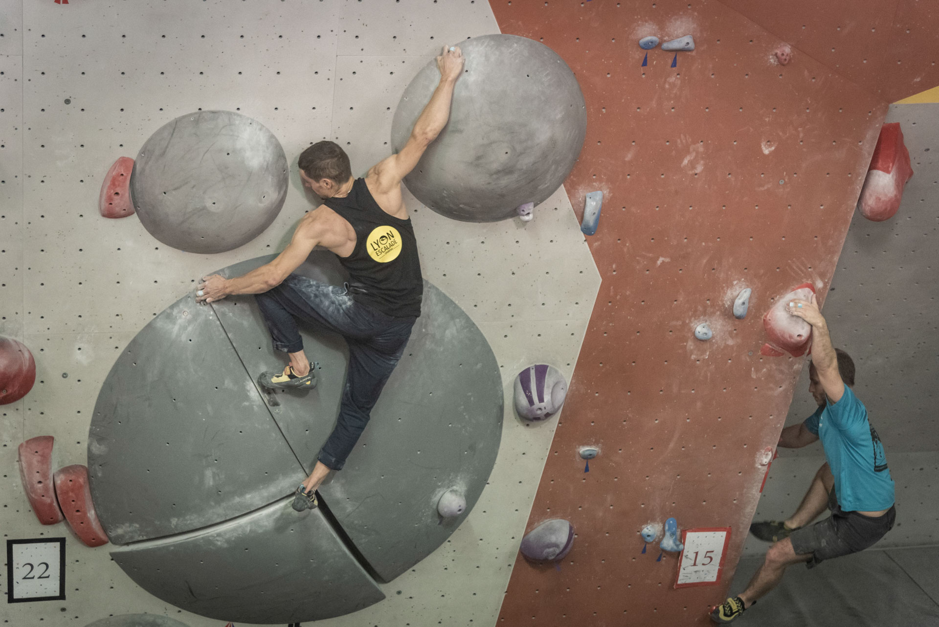 Photo d'escalade de bloc - Mroc Villeurbanne