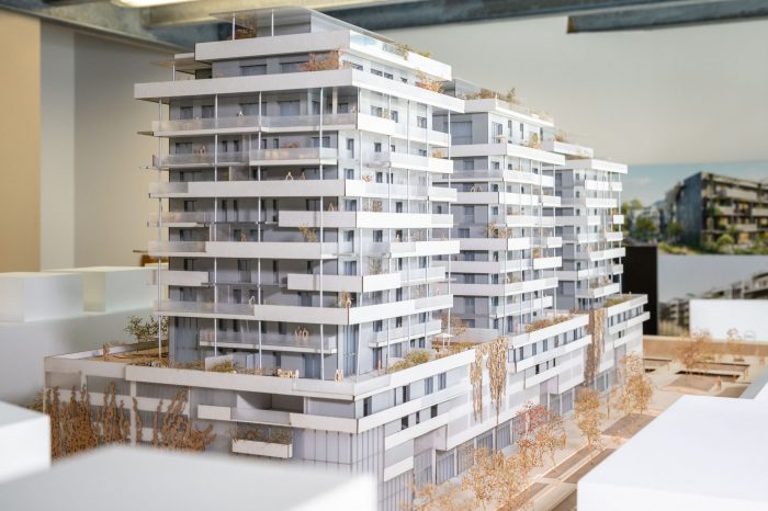 photo d'une maquette réalisée par Make It pour un promoteur chambérien