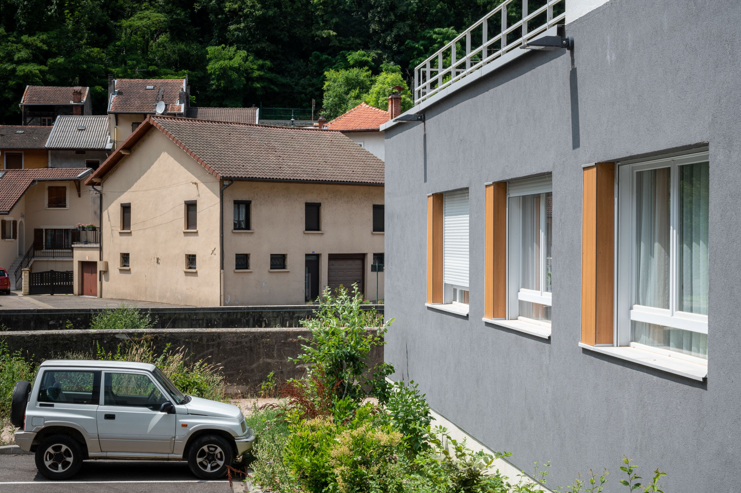 Photographie d'architecture de l'EHPAD de Saint Rambert en Bugey