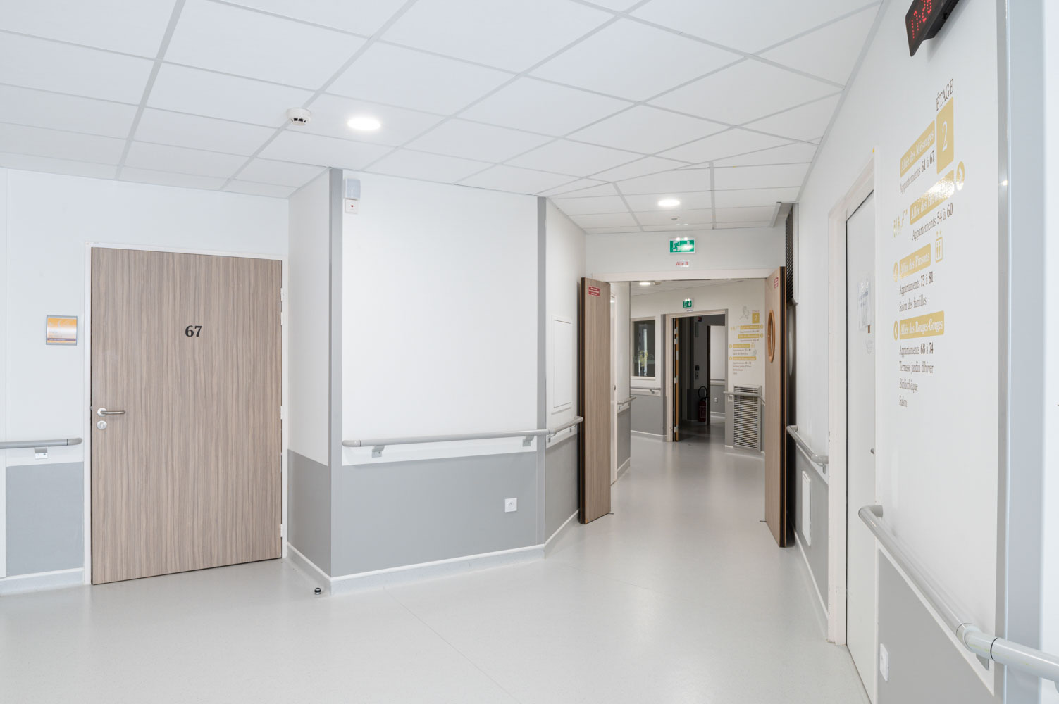 Photographie d'architecture de l'EHPAD de Saint Rambert en Bugey