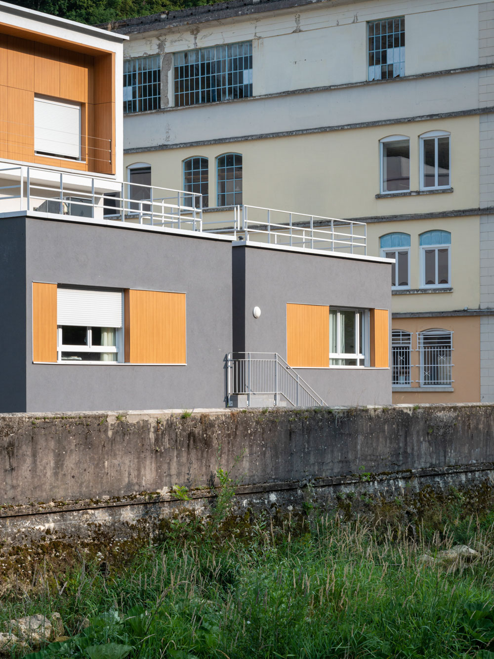 Photographie d'architecture de l'EHPAD de Saint Rambert en Bugey