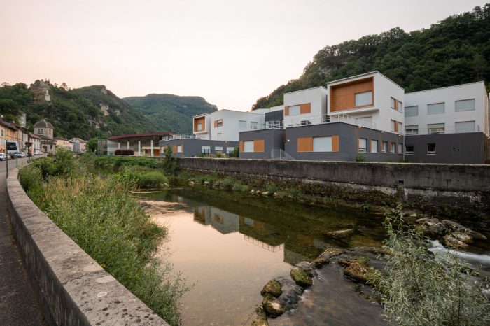 Photographie d'architecture de l'EHPAD de Saint Rambert en Bugey