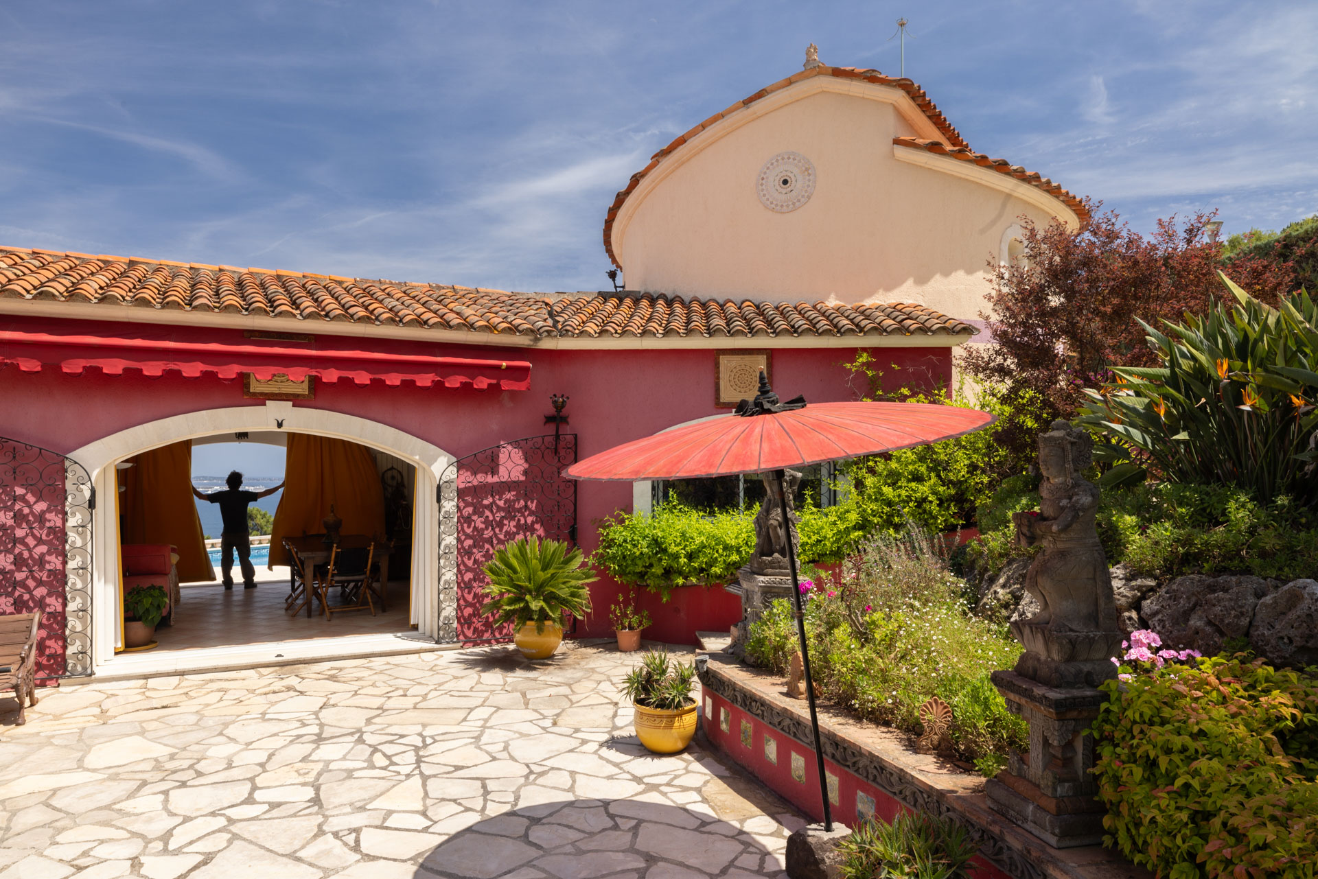 Photographie d'architecture d'une villa sur la côte d'azur