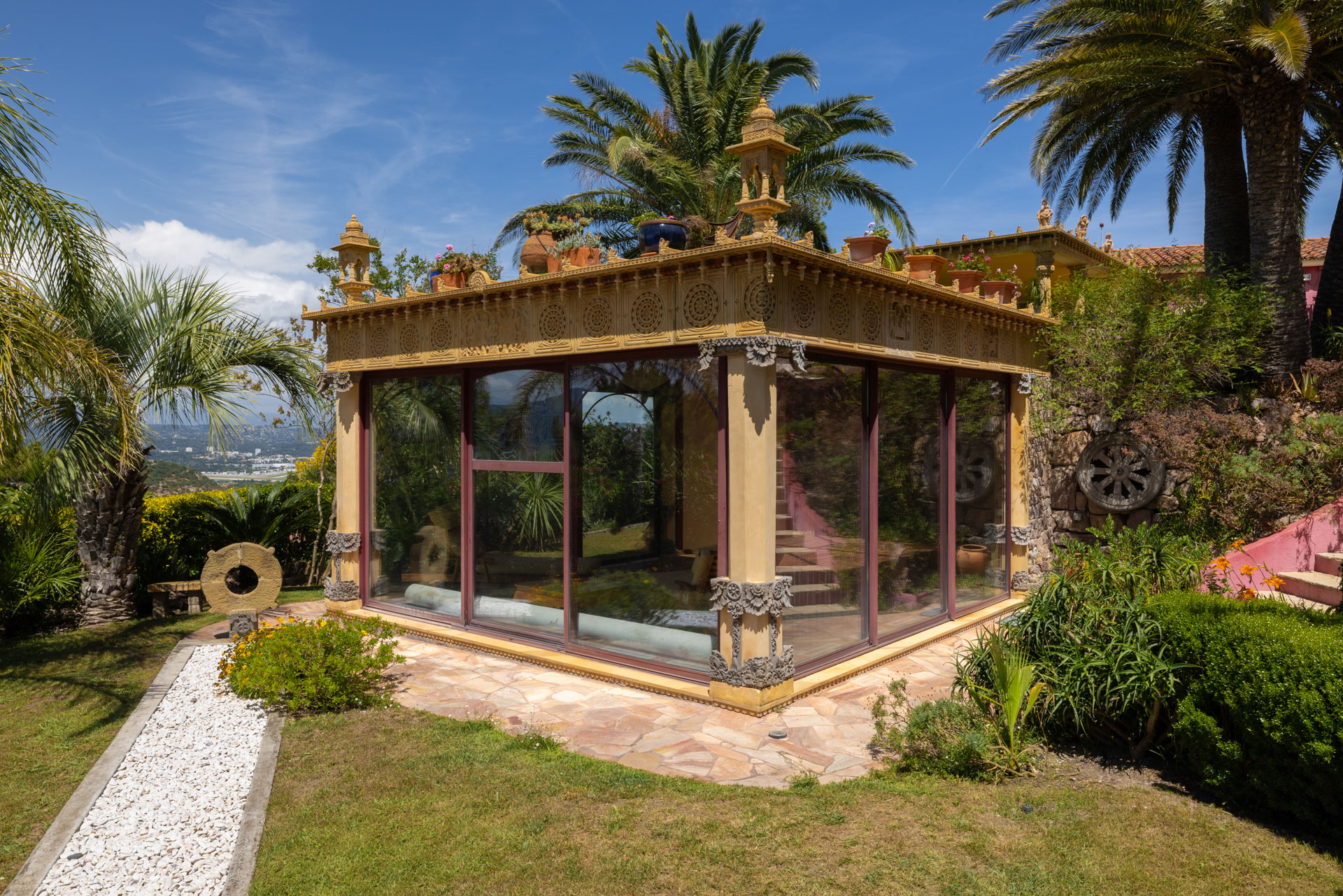 Photographie d'architecture d'une villa sur la côte d'azur