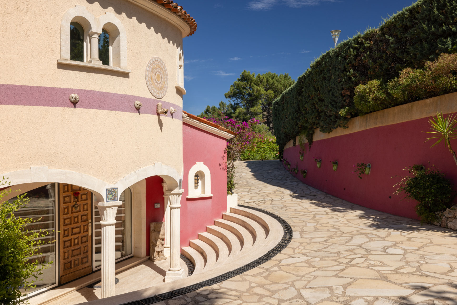 Photographie d'architecture d'une villa sur la côte d'azur