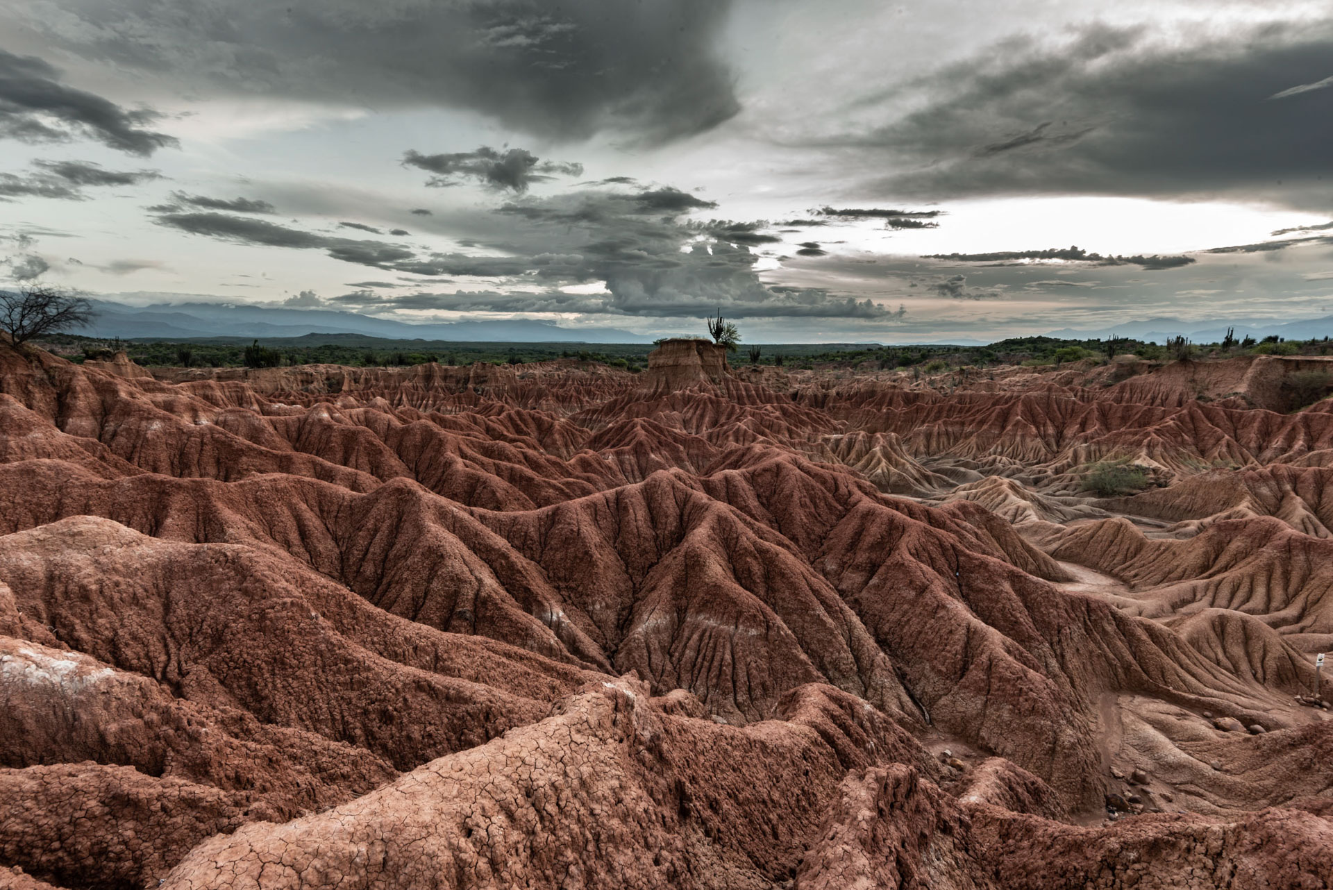 photo de paysage du désert de Tatacoa, Colombie