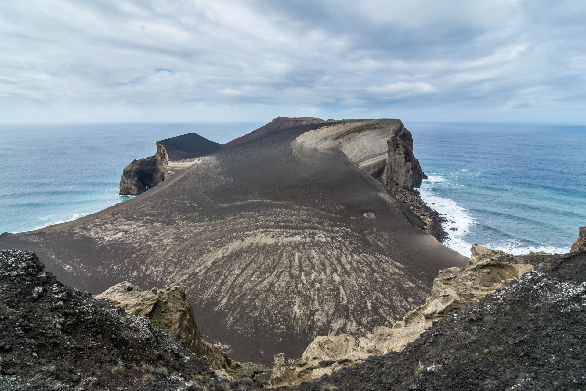 photo de paysage du bout de l'île de Faial, Açores