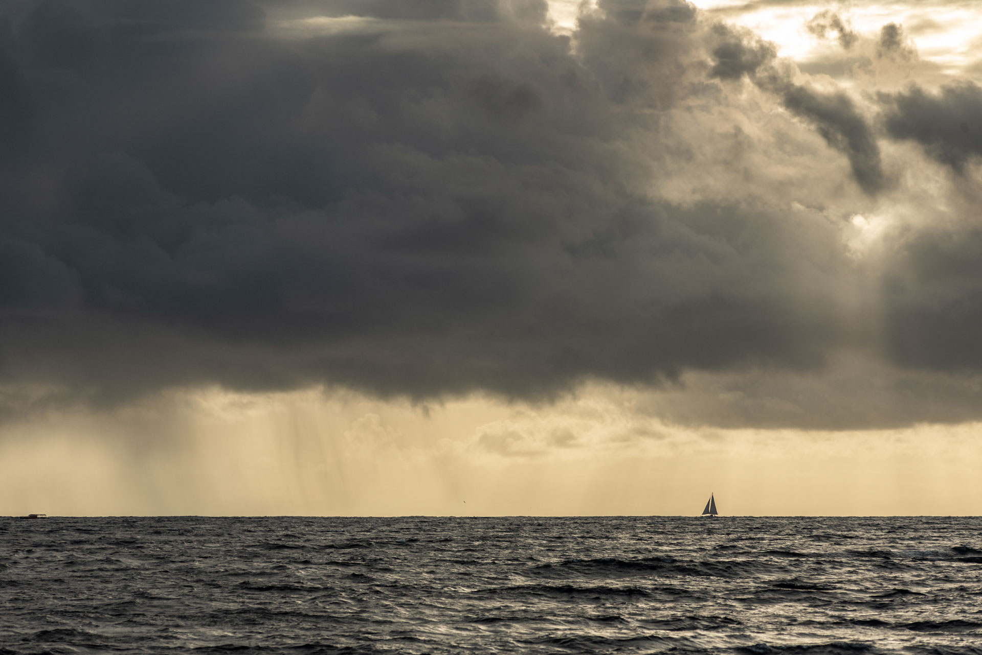 photo de paysage la mer des Caraibes