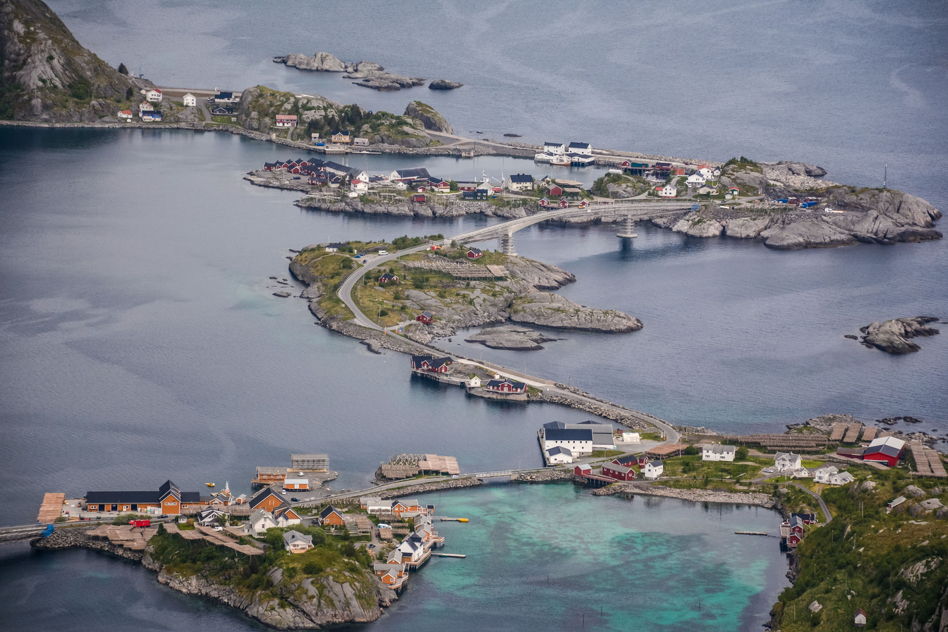 photo de paysage de des ilots de Reine, Norvège