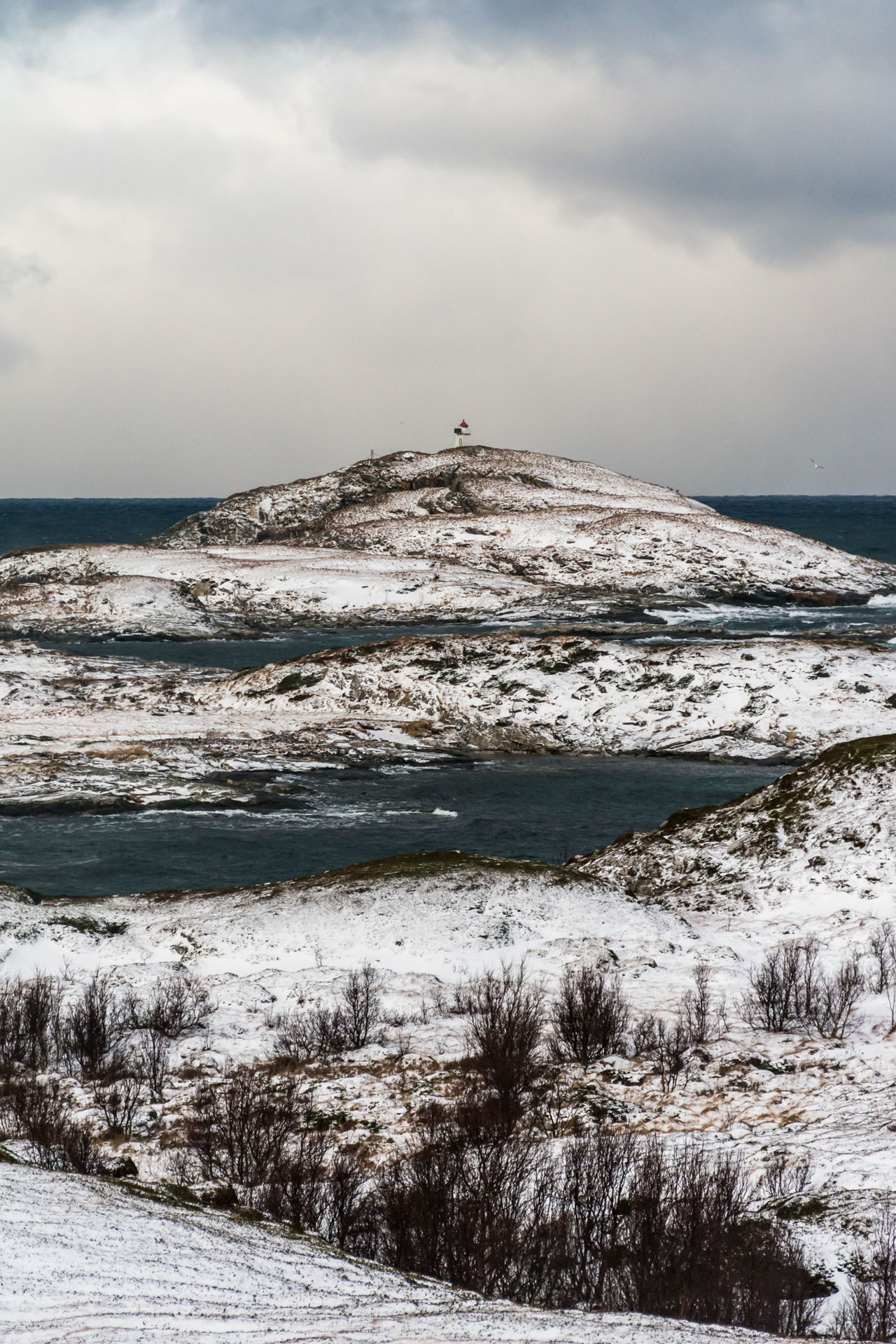 photo de paysage d'un phare en Norvège