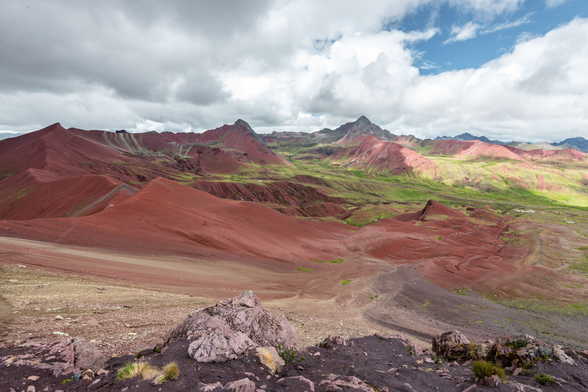 photo de paysage de la Valle Rojo, Perou