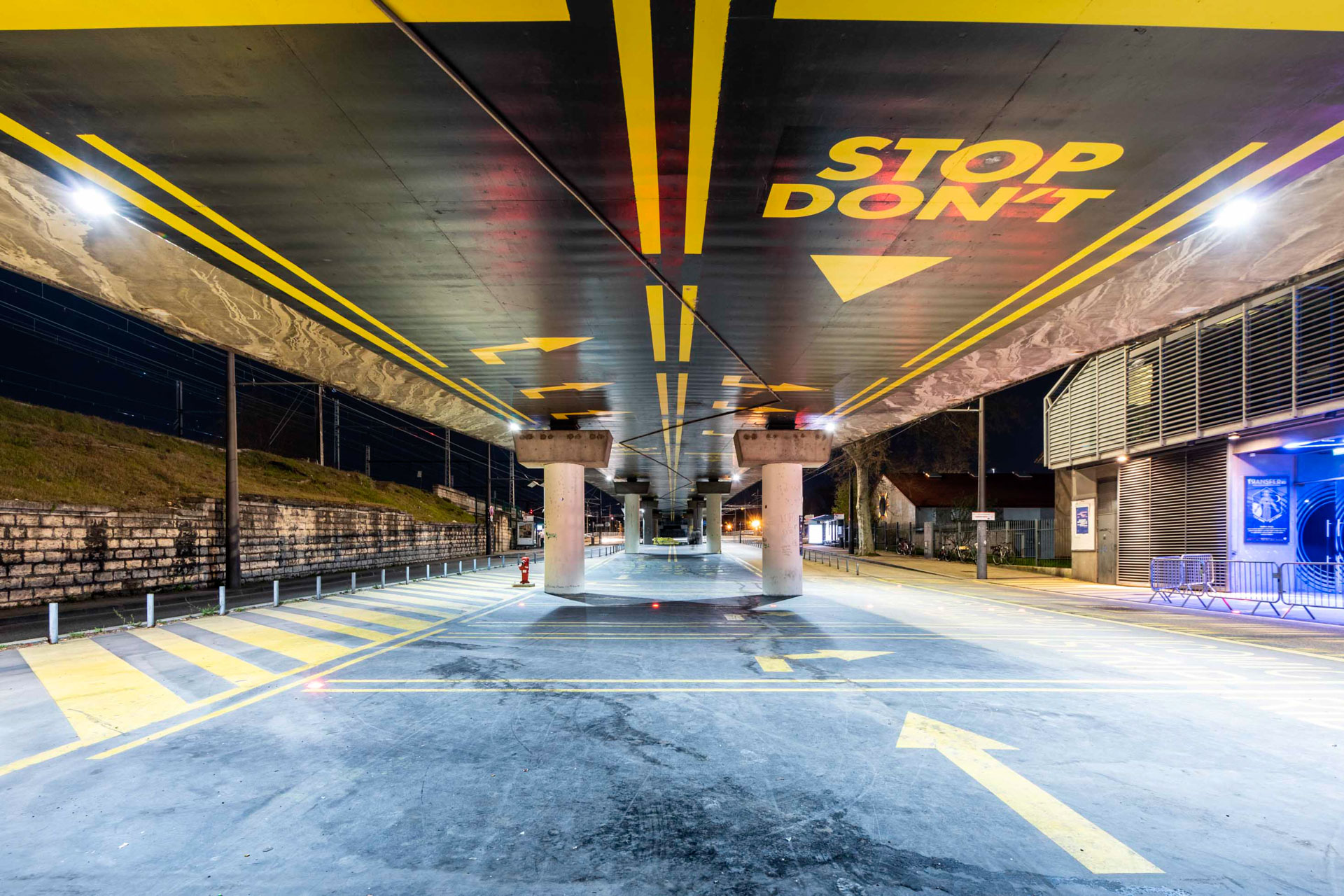 photo de paysage de l'entée du Transpo, Lyon