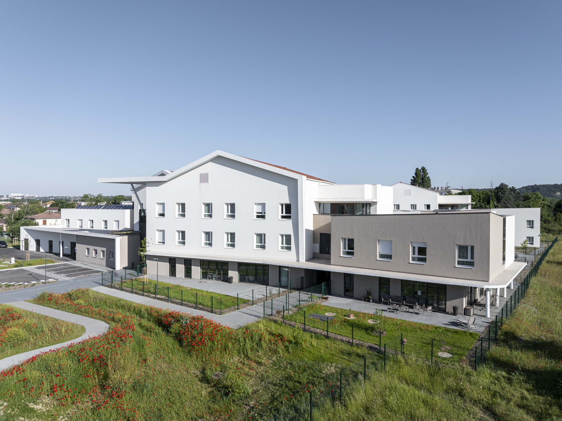 Nicolas Richard, photographie d'architecture du pôle gérontologique Paul Henri Chapuy à Vaulx-en-Velin