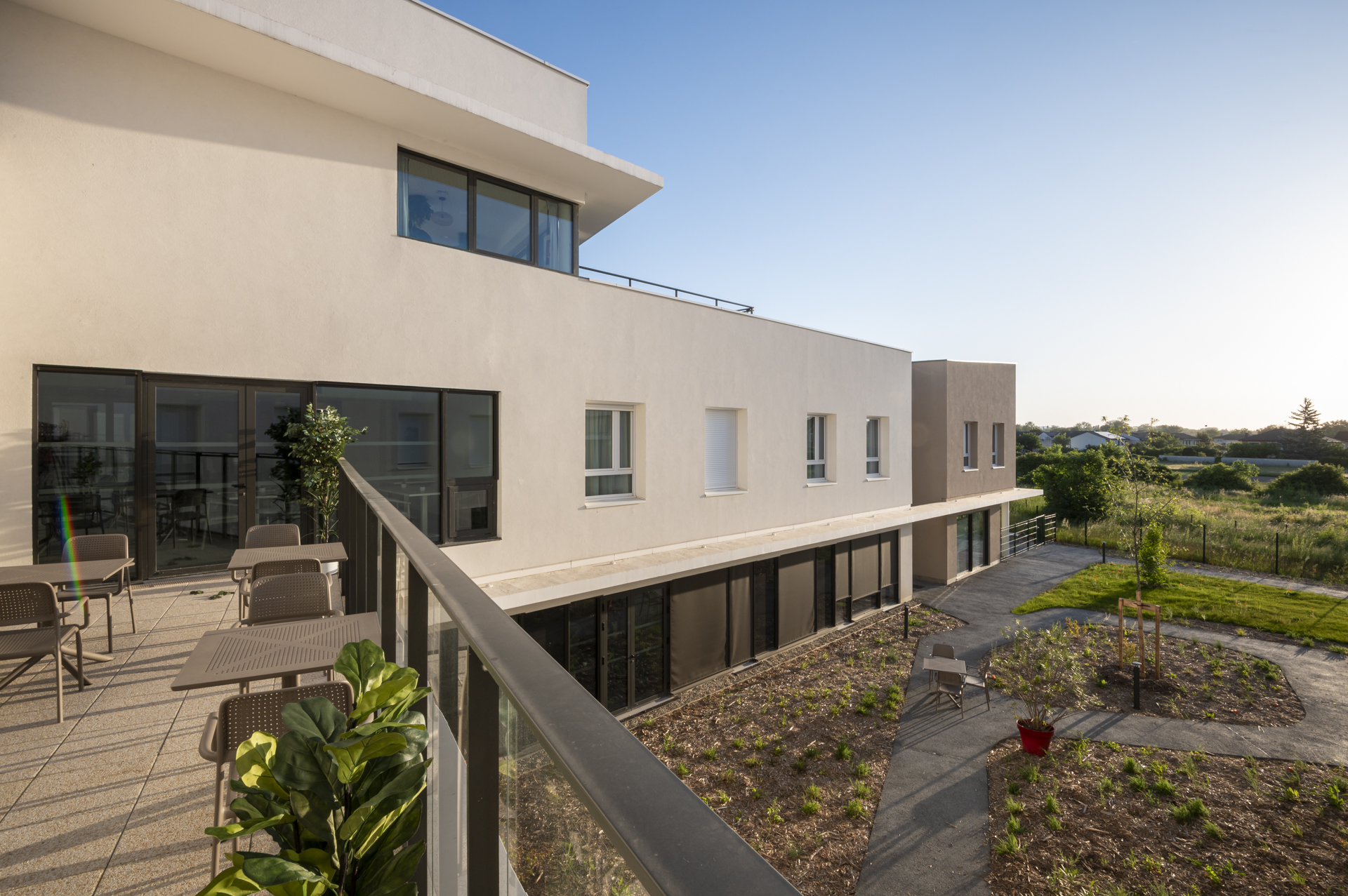Nicolas Richard, photographie d'architecture du pôle gérontologique Paul Henri Chapuy à Vaulx-en-Velin