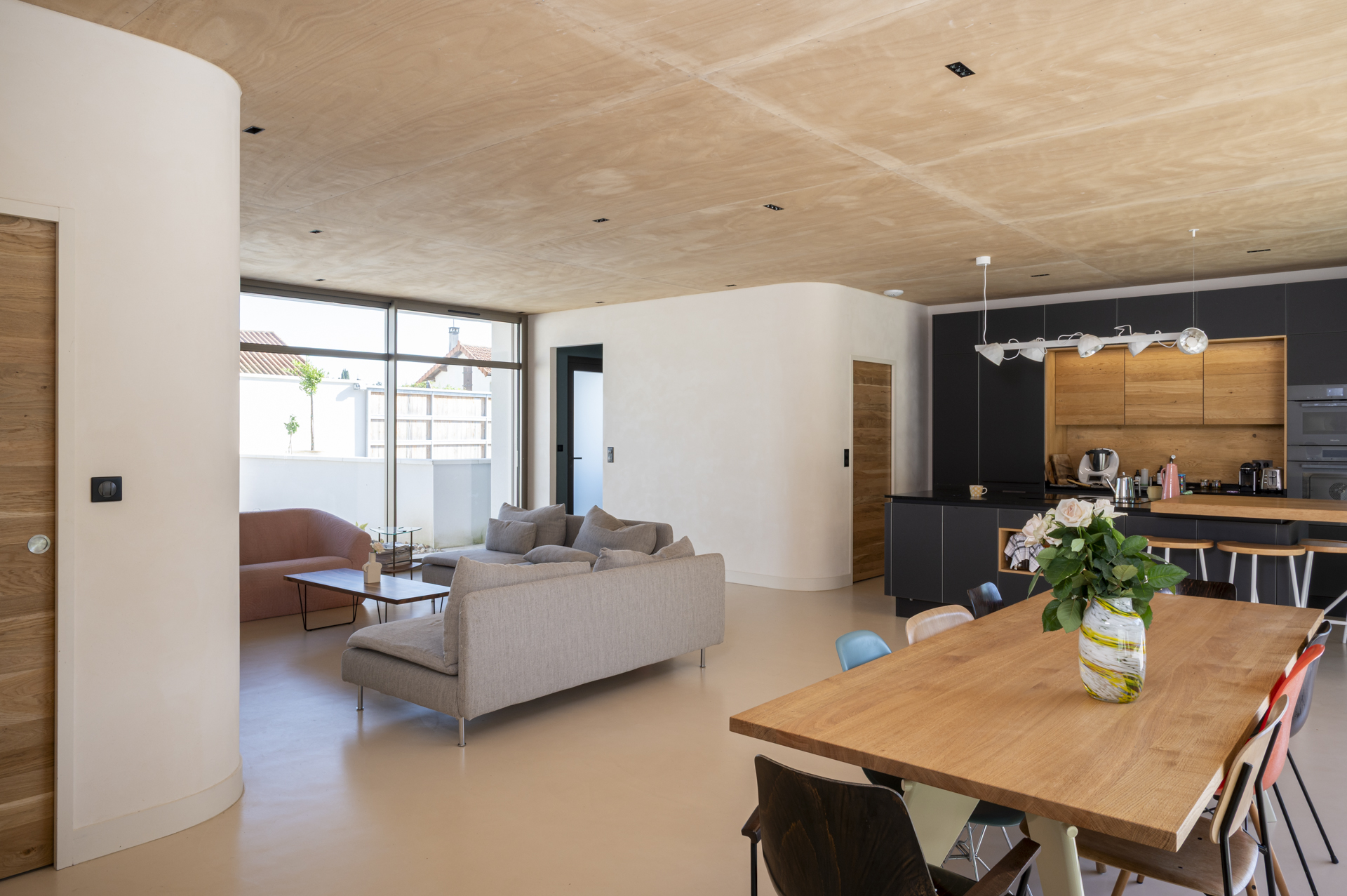 Nicolas Richard, photographie d'architecture d'une maison contemporaine à Gond-Pontouvre