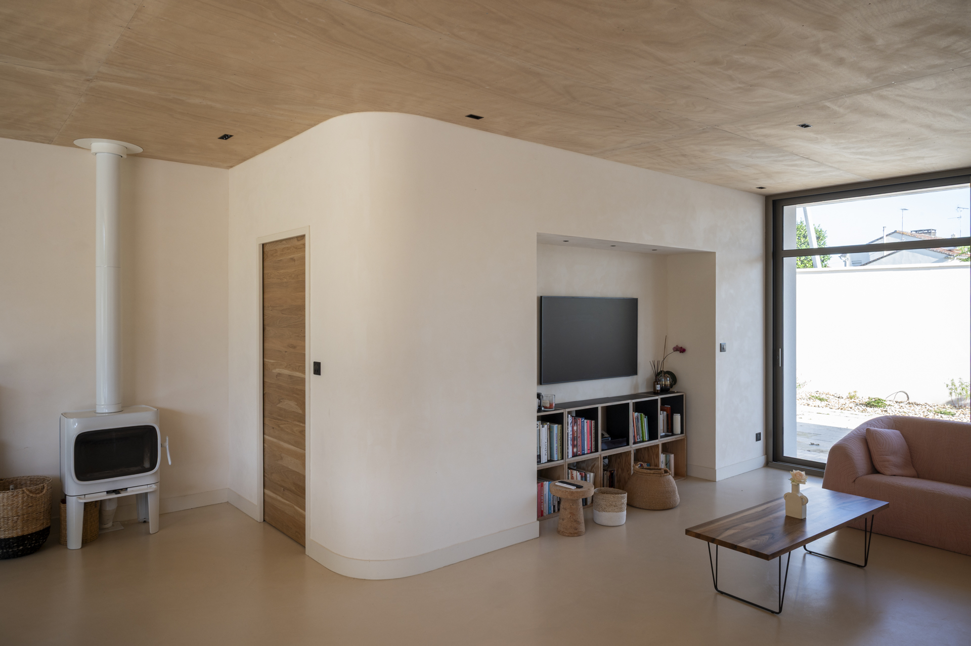 Nicolas Richard, photographie d'architecture d'une maison contemporaine à Gond-Pontouvre